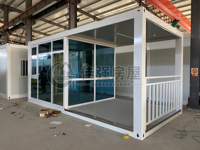 閘機箱-藍色玻璃幕